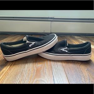 Black Slip-On Vans